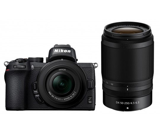 Nikon Z50 + Z DX 16-50mm f/3,5-6,3 + Z DX 50-250mm f/4,5-6,3 VR